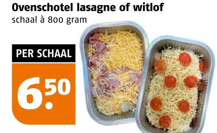 Aanbieding: Ovenschotel lasagne of witlof