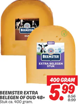 Aanbieding: Beemster extra belegen of oud 48+