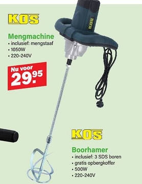 Aanbieding: Mengmachine