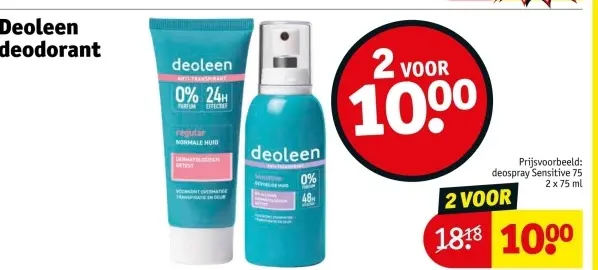 Aanbieding: Deoleen deodorant