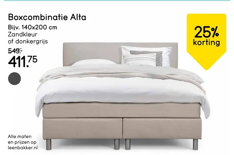 Aanbieding: Boxcombinatie Alta