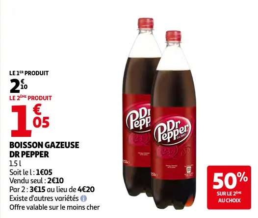 Promotie: Boisson gazeuse