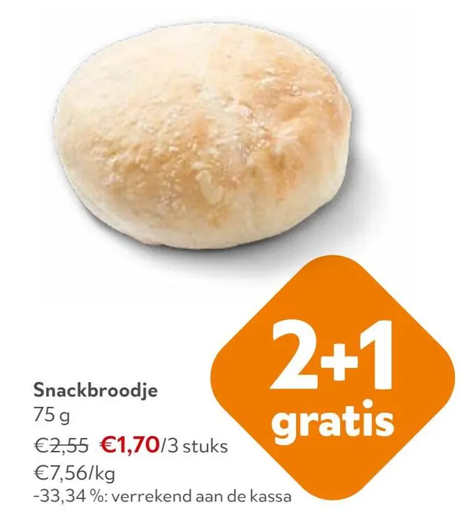 Aanbieding: Snackbroodje
