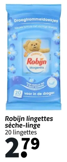 Offre: Lingettes sèche-linge
