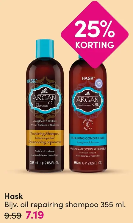 Aanbieding: oil repairing shampoo