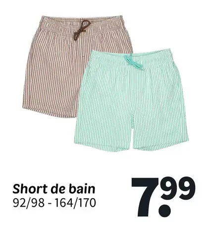 Offre: Short de bain