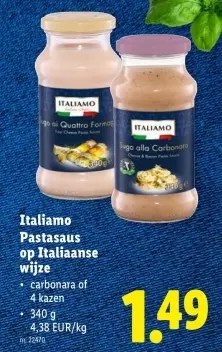 Promotie: Italiamo Pastasaus