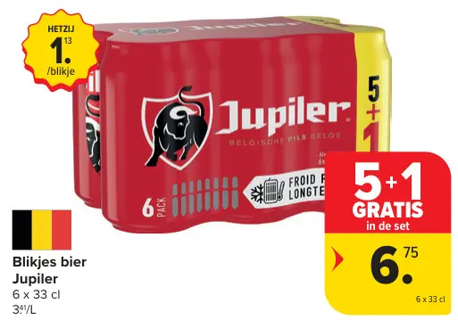 Promotie: Blikjes bier