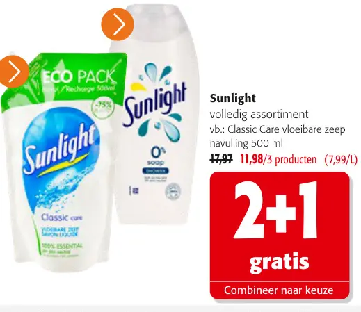 Promotie: Vloeibare zeep navulling