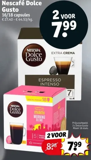 Promotie: Nescafé Dolce Gusto