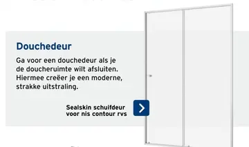 Aanbieding: Douchedeur