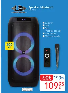 Offre: Speaker bluetooth