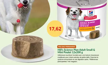 Offre: Hill's Science Plan Adult Small & Mini Poulet