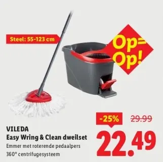 Aanbieding: Easy Wring & Clean dweilset
