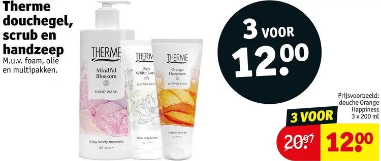 Aanbieding: Douchegel, scrub en handzeep