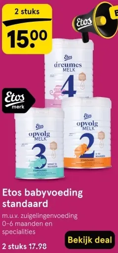 Aanbieding: Babyvoeding standaard