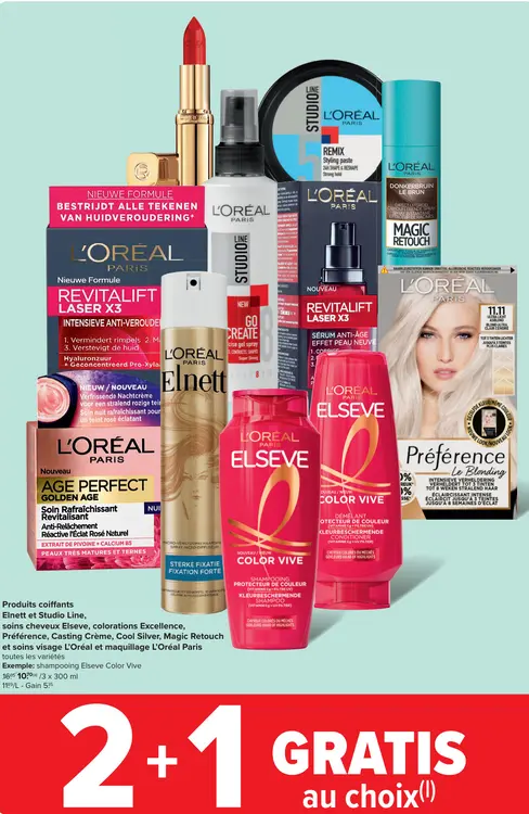 Offre: shampooing Elseve Color Vive
