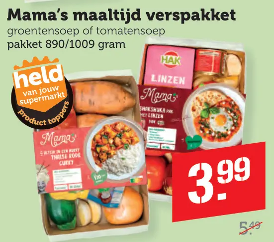 Aanbieding: Mama's maaltijd verspakket