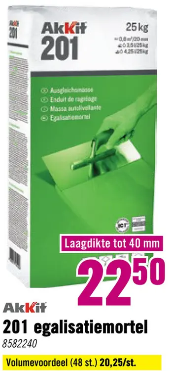 Aanbieding: 201 egalisatiemortel