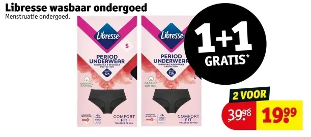 Aanbieding: wasbaar ondergoed