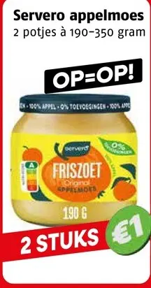 Aanbieding: Servero appelmoes