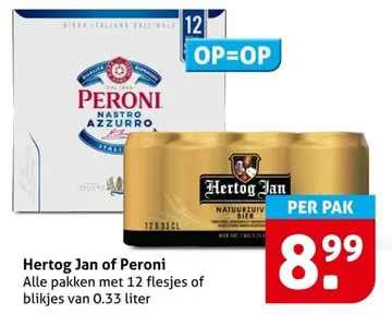 Aanbieding: Hertog Jan of Peroni