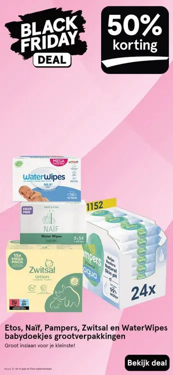 Aanbieding: Babydoekjes grootverpakkingen