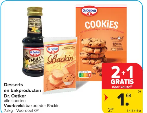 Promotie: Desserts en bakproducten
