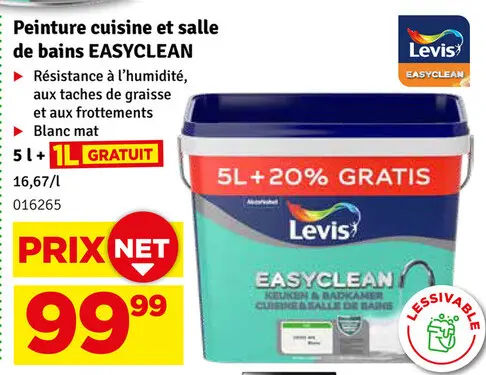 Offre: Peinture cuisine et salle de bains EASYCLEAN