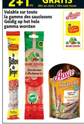 Offre: Saucissons