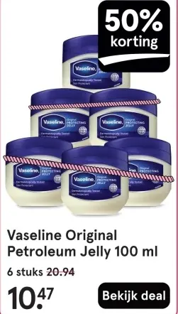 Aanbieding: Vaseline Original Petroleum Jelly