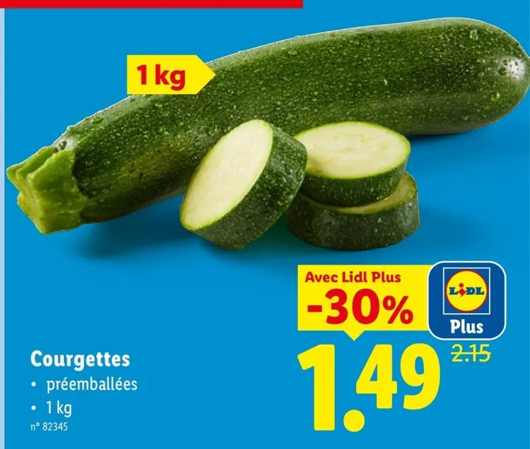 Offre: Courgettes