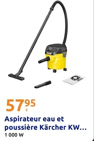 Offre: Aspirateur eau et poussière