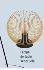 Offre: Lampe de table Venezuela