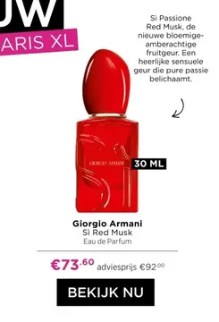 Aanbieding: Giorgio Armani Sì Red Musk