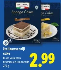Aanbieding: Italiaanse stijl cake
