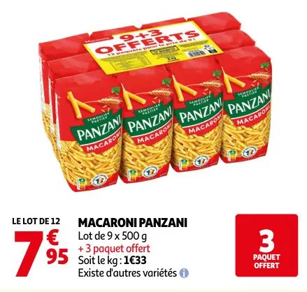 Promotie: Macaroni PANZANI