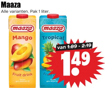 Aanbieding: Fruit drink