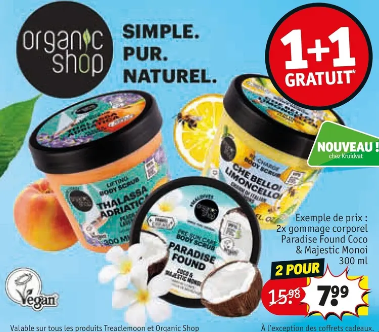 Offre: Organic Shop