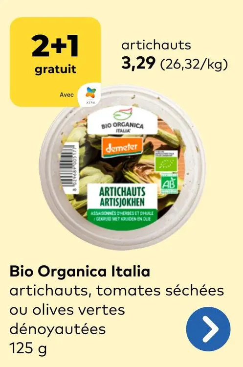 Offre: Bio Organica Italia artichauts