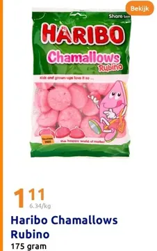 Aanbieding: Haribo Chamallows Rubino