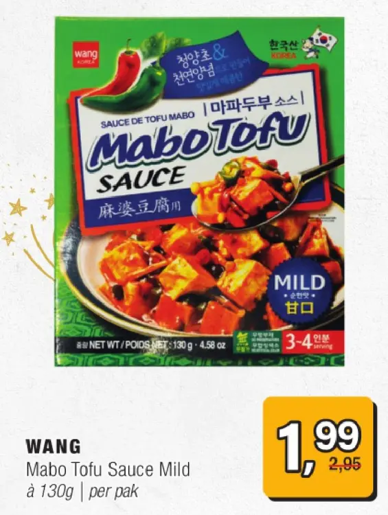 Aanbieding: Mabo Tofu Sauce Mild