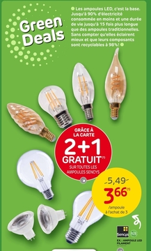 Offre: AMPOULE LED FILAMENT