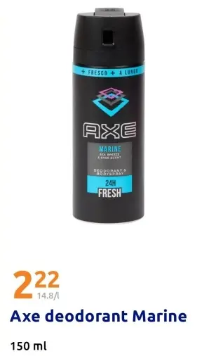 Aanbieding: Axe deodorant Marine