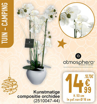 Aanbieding: Kunstmatige compositie orchidee