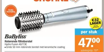 Aanbieding: Roterende föhnborstel Hydro Fusion AS773E