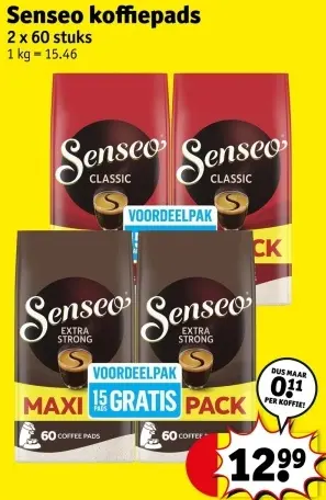 Promotie: Koffiepads