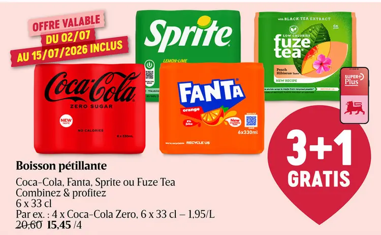 Offre: Boisson pétillante