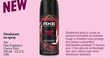 Offre: Axe Fine Fragrance Cherry Frizz