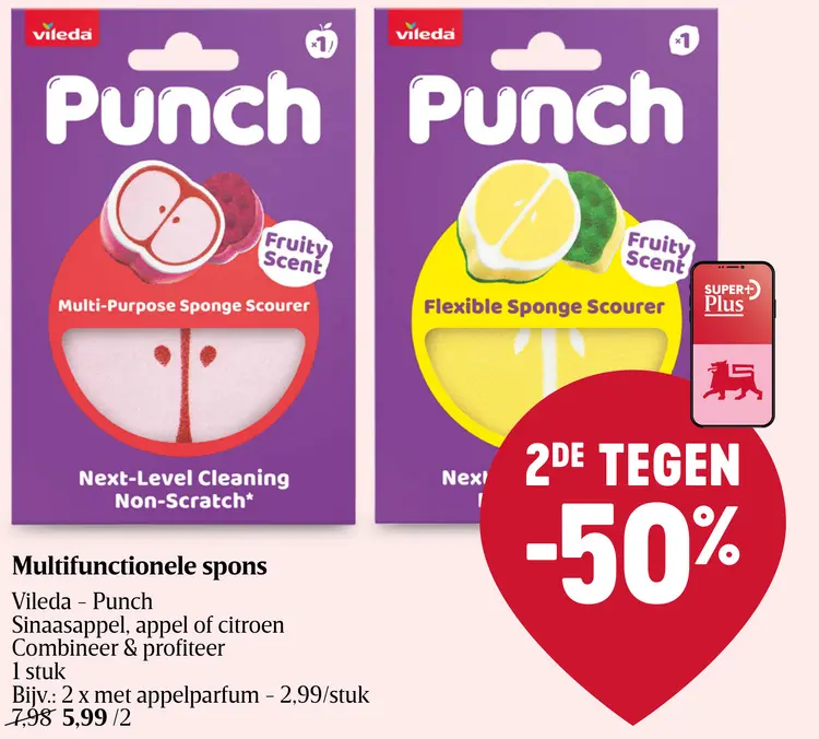 Promotie: Multifunctionele spons